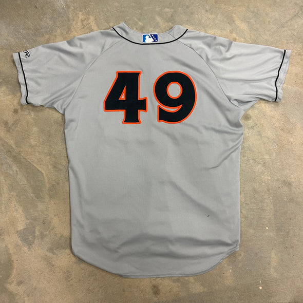 Delmarva Shorebirds Rawlings 2025 Team Issued Grey Jerseys