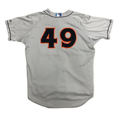 Delmarva Shorebirds Rawlings 2025 Team Issued Grey Jerseys