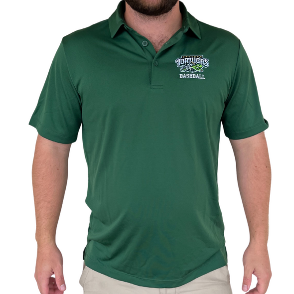 COLUMBIA DARK GREEN POLO