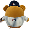 Somerset Patriots 12" Large Seated Mascot Squishy Plush Bear Doll