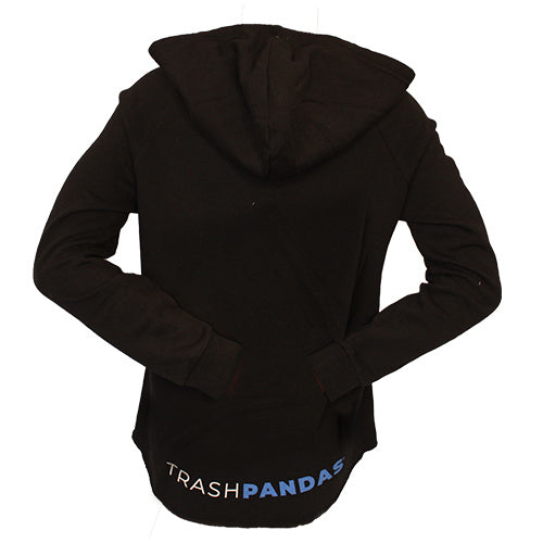 Ladies Black Primary Droptail Hoodie