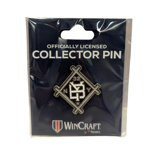 Somerset Patriots NY Black Yankees Diamond Sleeve Logo Pin