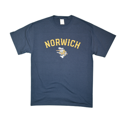 Navy Norwich Logo Tee