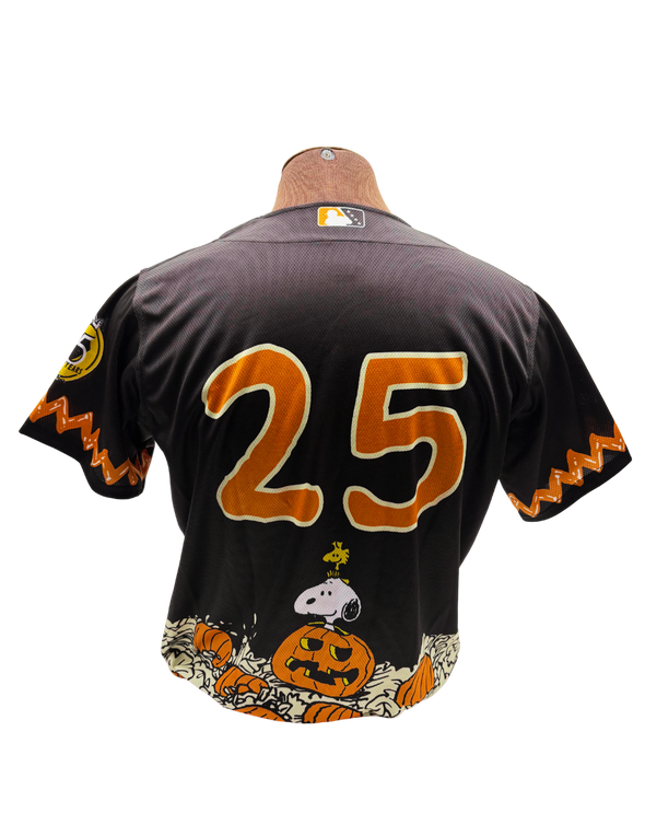 Stockton Ports Peanuts Halloween Themed Jersey