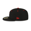 Nashville Sounds New Era 59FIFTY Black Note Logo Hat