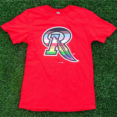 Rochester Red Wings Pride Red Feather R T-Shirt