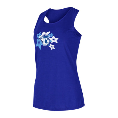 Dunedin Blue Jays Floral Logo Tank Top