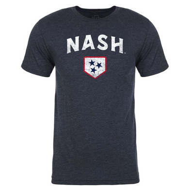 Nashville Sounds 108 Stitches Vintage Nash Plate Tee