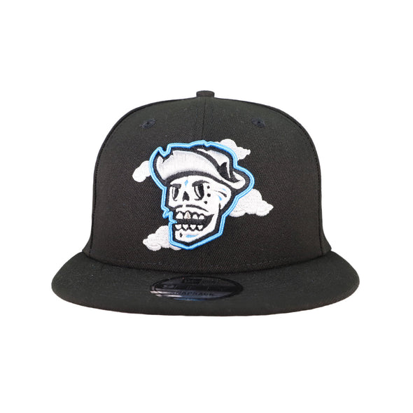 Las Vegas Reyes de Plata New Era Skull Clouds Black 9FIFTY Snapback Hat