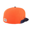 Las Vegas Aviators New Era LV Tonal Skyline Orange/Navy 59FIFTY Fitted Hat