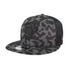 Las Vegas Reyes de Plata New Era Skull Tonal Black Camo Trucker 9FIFTY Snapback Hat