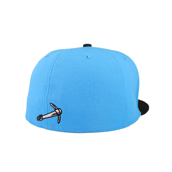 Las Vegas Reyes de Plata New Era Skull Reyes Blue/Black 59FIFTY Fitted Hat