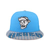 Reyes de Plata New Era Skull/Reyes Pinstripe Blue/Gray 9FIFTY Snapback Hat