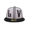 Las Vegas Reyes de Plata New Era LV Gray/Black Piping 59FIFTY Fitted Hat