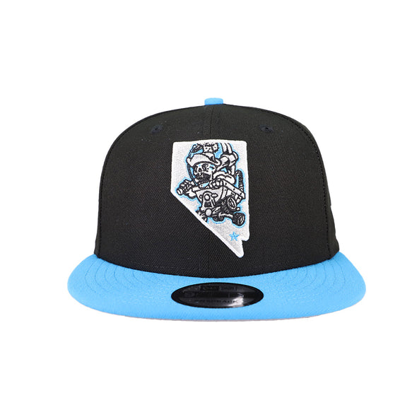 Men's Las Vegas Reyes de Plata New Era Mining Cart State Black/Blue 9FIFTY Snapback Hat