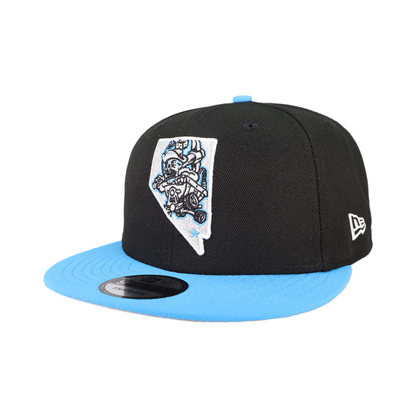 Men's Las Vegas Reyes de Plata New Era Mining Cart State Black/Blue 9FIFTY Snapback Hat