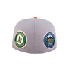 New Era 5 Panel Multi Hit LV Gray/Orange 59FIFTY Fitted Hat