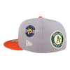 New Era 5 Panel Multi Hit LV Gray/Orange 59FIFTY Fitted Hat