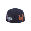 New Era 5 Panel Multi Hit LV Navy 59FIFTY Fitted Hat