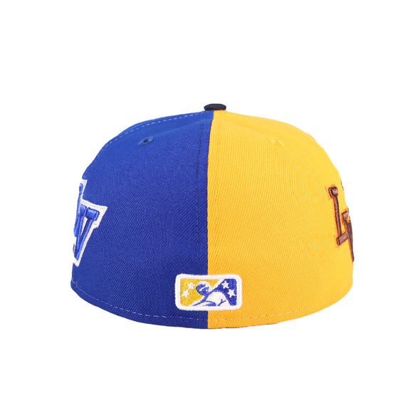 New Era 3 Panel Multi Hit LV Navy/Blue/Gold 59FIFTY Fitted Hat