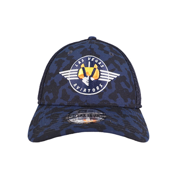 New Era Retro Logo Navy Camo Neo 39THIRTY Stretch Fit Hat