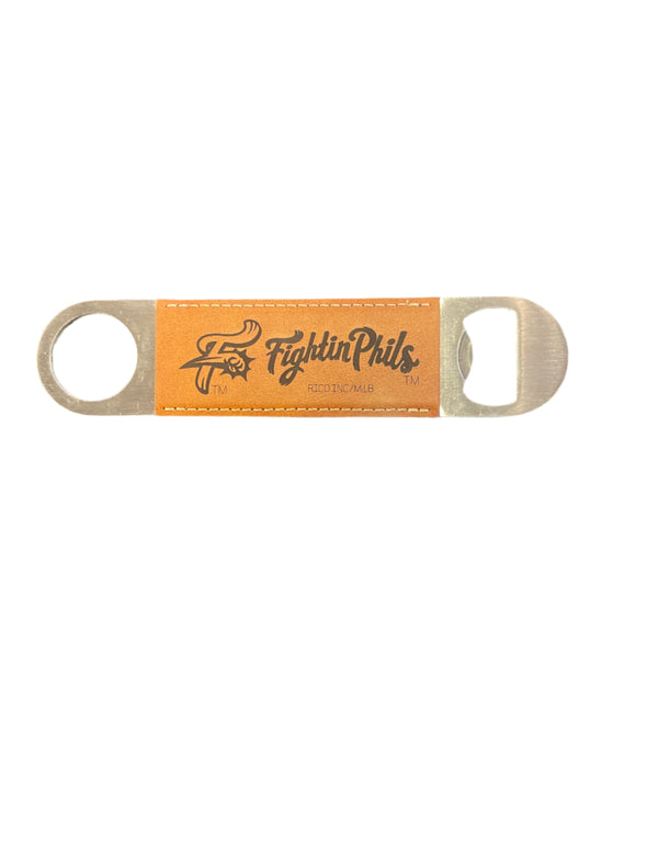 Reading Fighitn Phils Leather Bar Blade/Bottle Opener