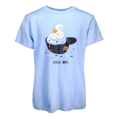 Kids' Las Vegas Aviators Baseballism LV Sundae Helmet Light Blue Short Sleeve T-Shirt