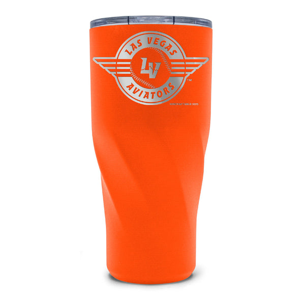 Las Vegas Aviators Wincraft Primary Logo Orange 20oz Morgan Stainless Steel Tumbler