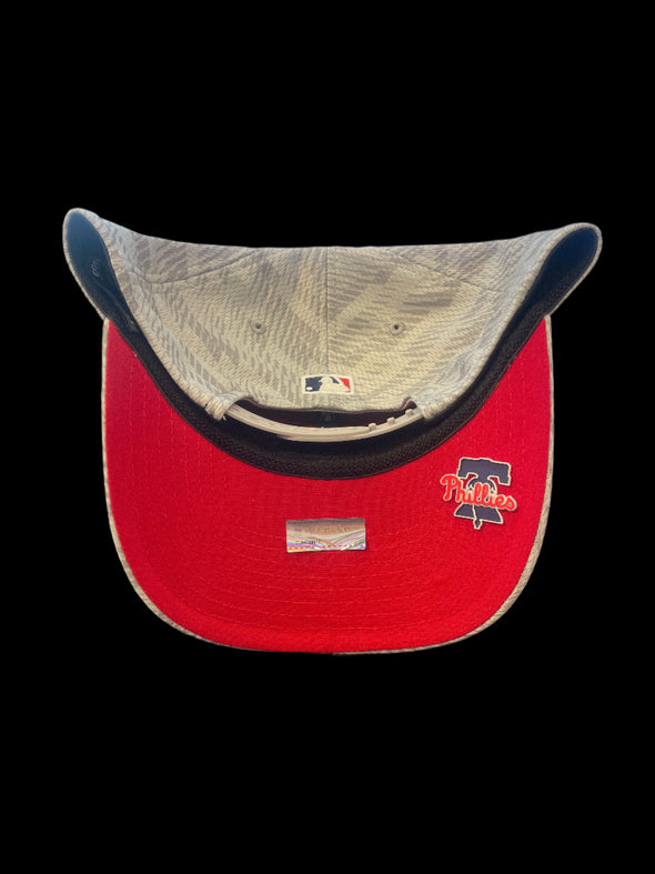 New Era 9Seventy Philadelphia Phillies Grey w/ Red P Stretch-Snap