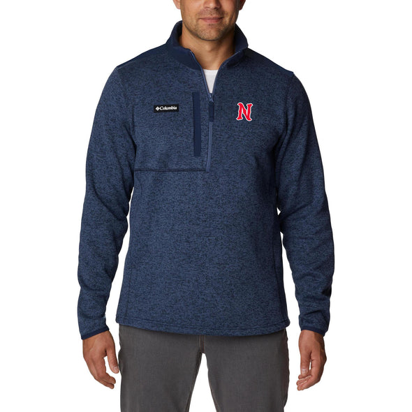 Nashville Sounds Columbia Navy Sweater Weather Half Zip Fleece