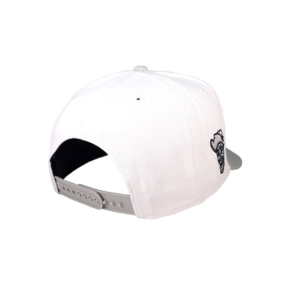 Las Vegas Reyes de Plata '47 Brand LV Double Header Script White/Gray Hitch Snapback Hat