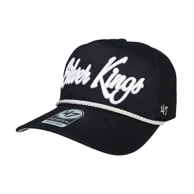 Las Vegas Reyes de Plata '47 Brand Silver Kings Overhand Black Hitch Snapback Hat