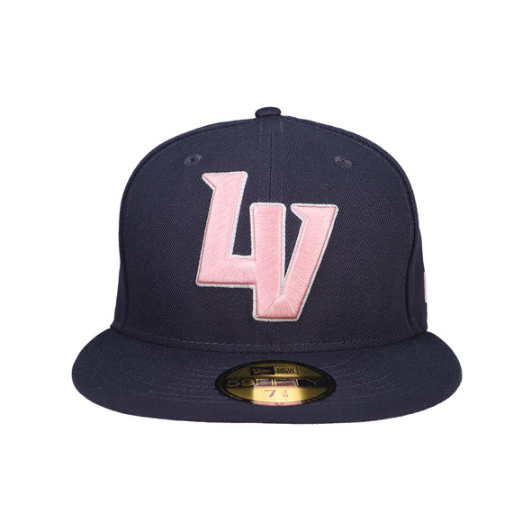 Las Vegas Aviators New Era On-Field 2024 Mother's Day LV Navy/Pink 59FIFTY Fitted Hat