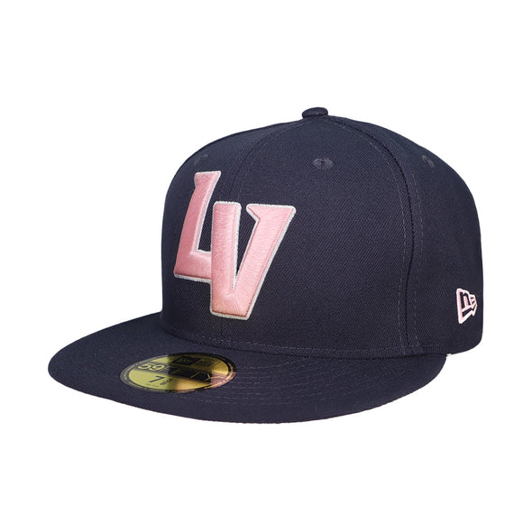 Las Vegas Aviators New Era On-Field 2024 Mother's Day LV Navy/Pink 59FIFTY Fitted Hat