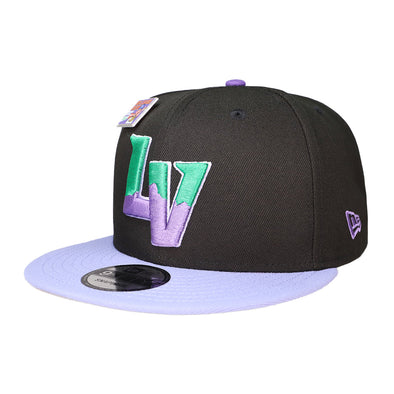 Las Vegas Aviators New Era x Big League Chew Ground Ball Grape LV Black/Purple 9FIFTY Snapback Hat