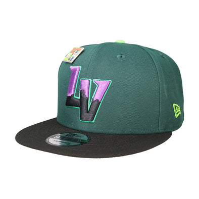 Las Vegas Aviators New Era x Big League Chew Swingin' Sour Apple LV Green/Black 9FIFTY Snapback Hat