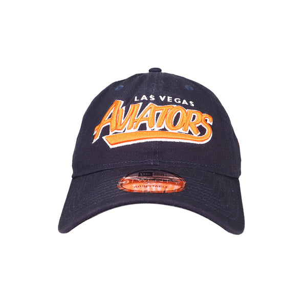 Las Vegas Aviators New Era Aviators Throwback Navy 9TWENTY Strapback Hat