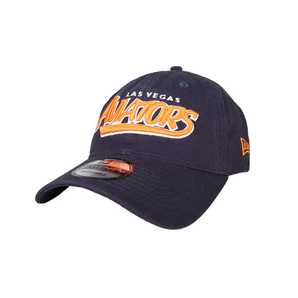 Las Vegas Aviators New Era Aviators Throwback Navy 9TWENTY Strapback Hat