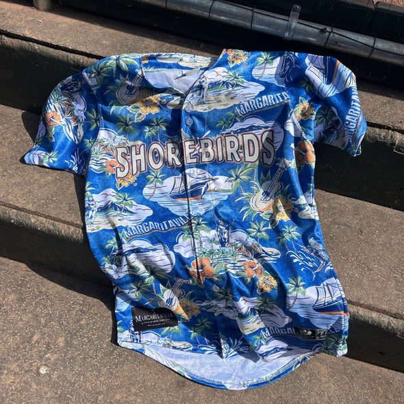 Delmarva Shorebirds EVOSHIELD Margaritaville Game Worn Signed Jersey