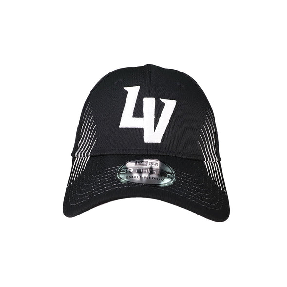 New Era LV Black/White Active 39THIRTY Stretch Fit Hat