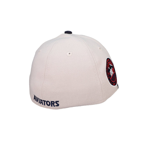 Las Vegas Aviators New Era On-Field 2024 4th of July LV Stone/Blue 39THIRTY Fitted Hat