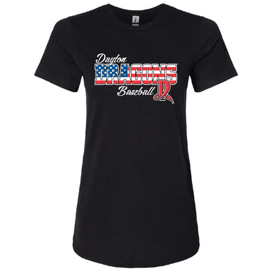 Ladies Cadet 4th of July Tee