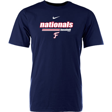 Youth Nike Navy FredNats Tee