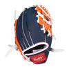 Kids' Las Vegas Aviators Rawlings LV Navy/Orange 10" Glove