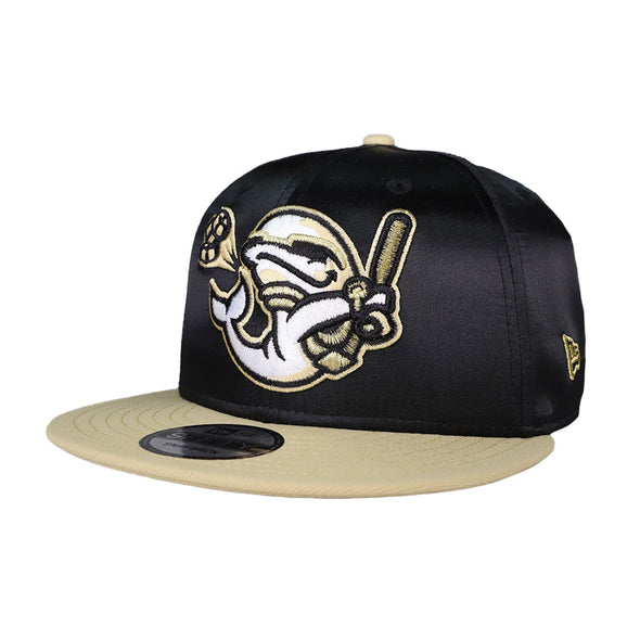 Las Vegas Whales New Era Theme Night Collection Whale Black/Gold 9FIFTY Snapback Hat