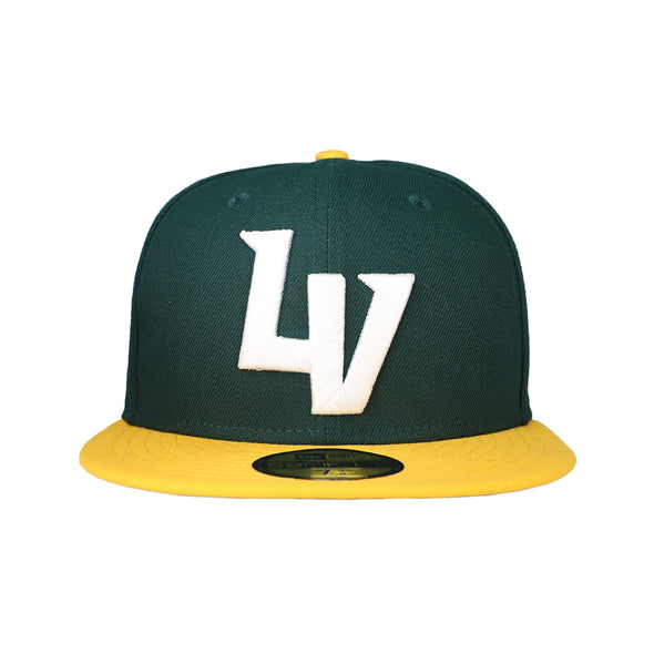 New Era LV/A's Affiliate Green/Yellow 59FIFTY Fitted Hat