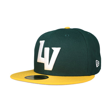 New Era LV/A's Affiliate Green/Yellow 59FIFTY Fitted Hat
