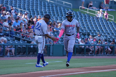 Amarillo Sod Poodles Authentic Unsigned Grey Game-Worn Jersey