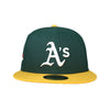 Athletics New Era Big League Weekend Green/Yellow 59FIFTY Fitted Hat