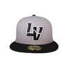 Las Vegas Aviators New Era LV Silver/Black 59FIFTY Fitted Hat